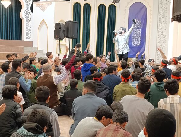 مراسم ولادت امام حسن مجتبی(ع) در میدان شهدای مشهد مقدس