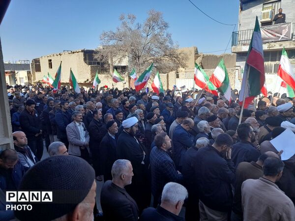 تجمع مردم جوکار در سوگ شهادت رهبر عزیز امت اسلامی