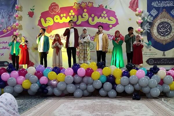 جشن فرشته‌ها در شهر قیامدشت ری یک