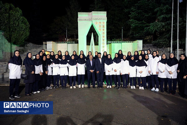 مراسم بدرقه کاروان ورزش دانش‌آموزی ایران به المپیاد جهانی با حضور وزیر آموزش و پرورش