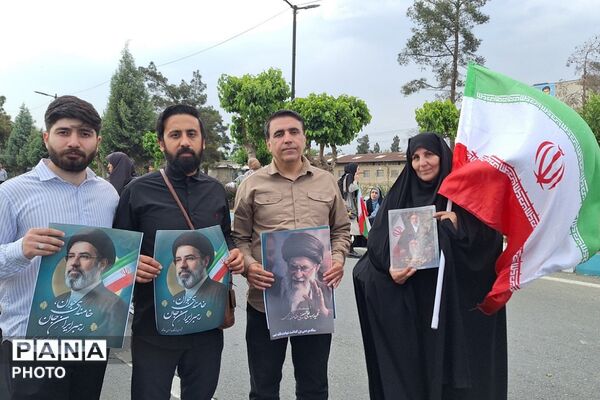 رزمایش اقتدار جان فدا برای ایران امام رضایی در چهاردانگه
