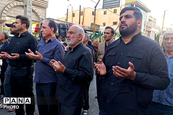طنین اشک و ماتم در سوگ سالار شهیدان در اسلام آباد غرب