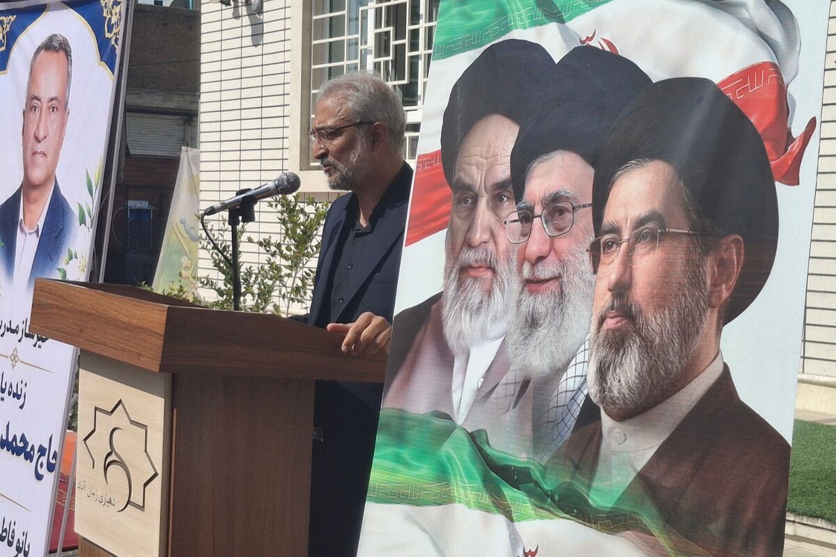 افتتاحیه مدرسه خیّری بانو منصوری در روستای زمان آباد 