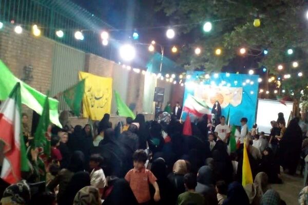 جشن عید غدیر در فلکه حافظ 