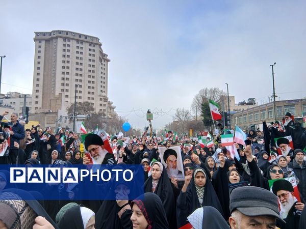 راهپیمایی با شکوه چهل و هفتمین سالگرد پیروزی انقلاب اسلامی در مشهد مقدس 