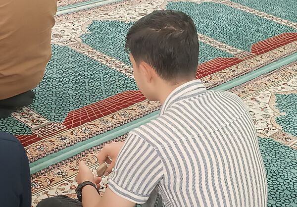  زیارت عاشورا در دهه کرامت در دبیرستان شاهد ابوذر غفاری نیشابور 
