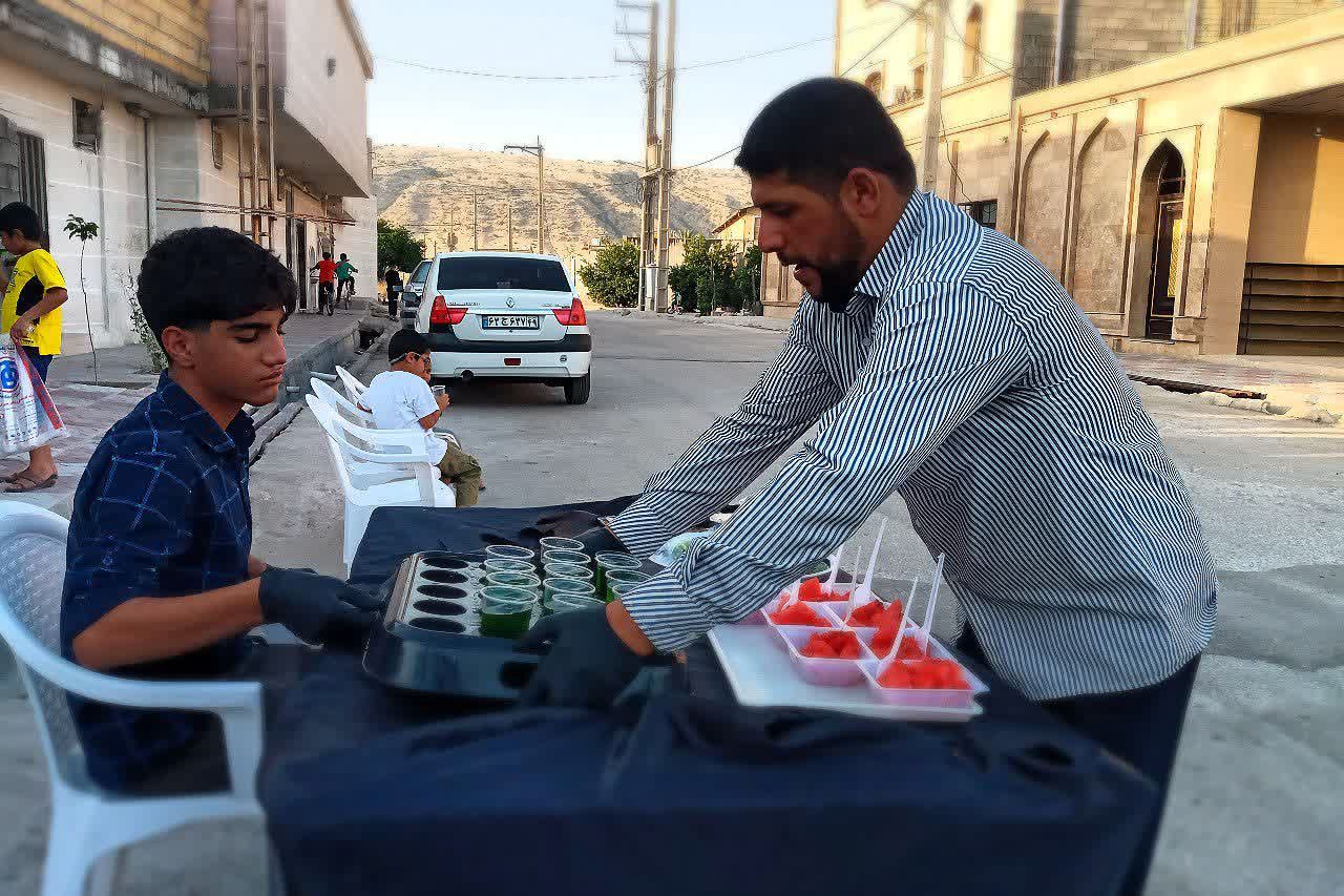 ایستگاه صلواتی به‌مناسب سالگرد شهدای خدمت در شهرستان باشت