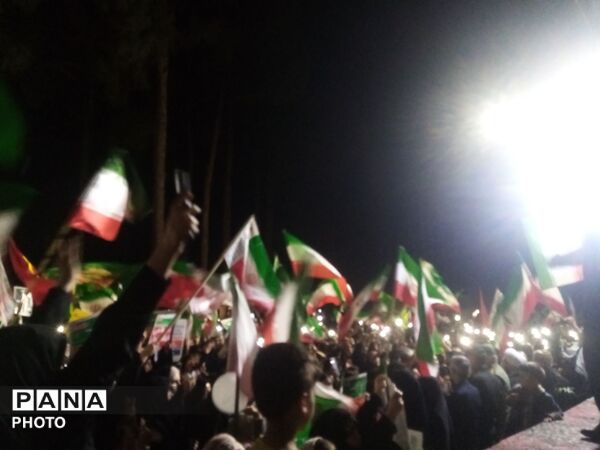 راهپیمایی از جنس انتقام و اقتدار در شهرستان خلیل آباد