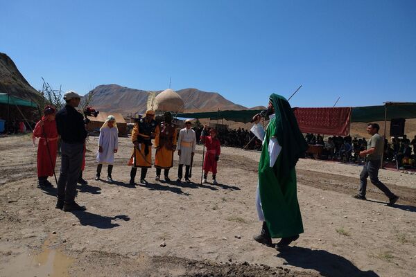 مراسم روز اربعین حسینی و تعزیه‌خوانی در شهر بار 