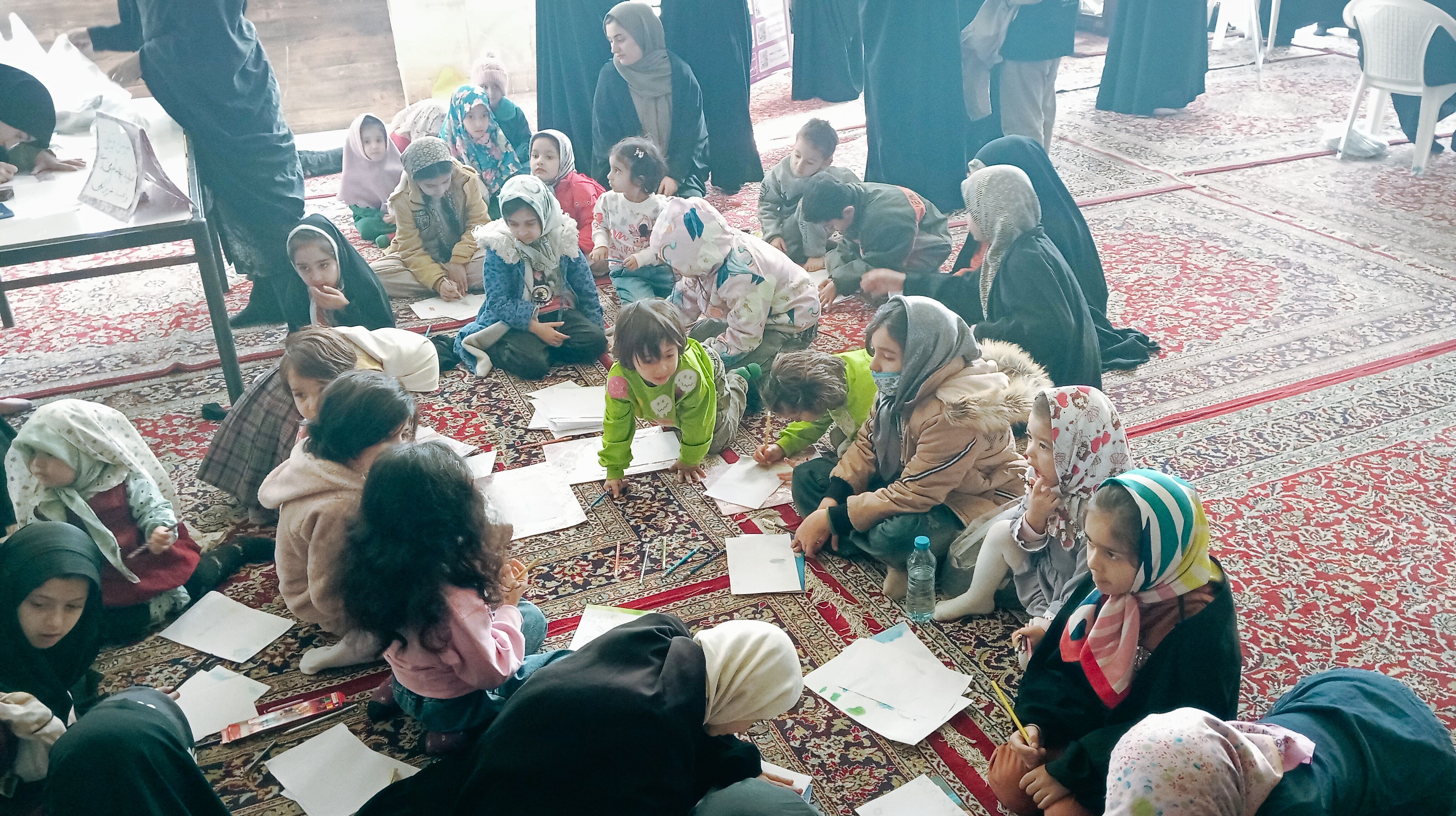 برپایی غرفه کودک در نمازجمعه شهرستان کاشمر 