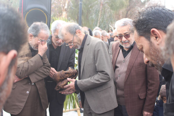مراسم تشییع مادر شهید «حسین بی‌تا» در قم
