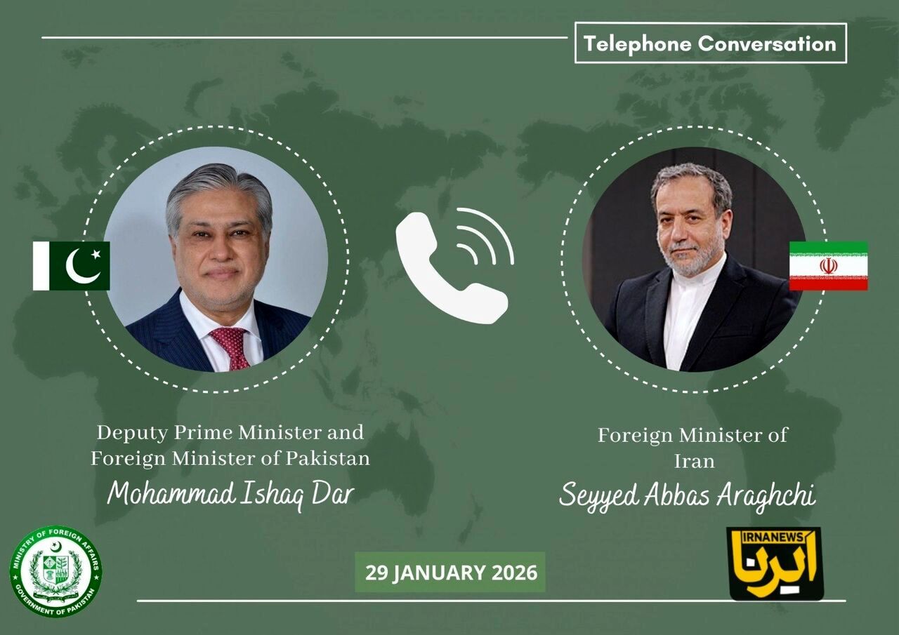گفت‌وگوی تلفنی وزرای خارجه پاکستان و ایران/ نگرانی اسلام‌آباد از اوضاع منطقه 