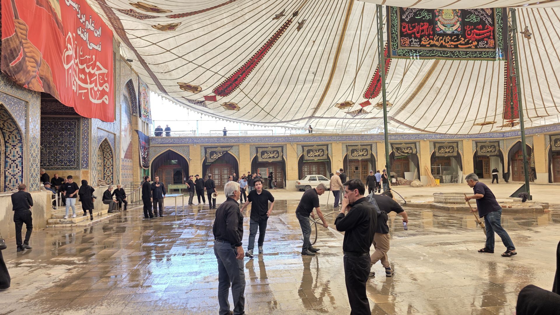 اصفهان در سایه خیمه حسین(ع)؛ آیین ۴۰۰ ساله هارونیه، نویدبخش محرم شد