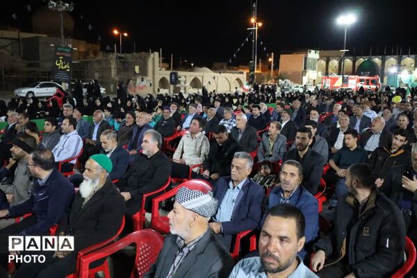 حضور صادق حسین زاده ملکی، معاون پرورشی و فرهنگی وزارت آموزش و پرورش در تجمع فرهنگیان زارچ