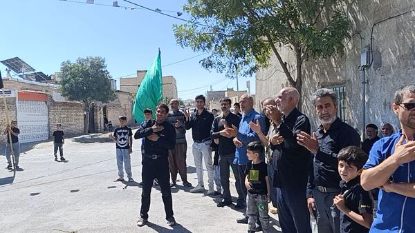 مراسم سنتی هیات ثامن الائمه روستای سلطان آباد نمک