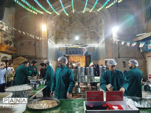 قاب پانا میزبان فعالیت چایخانه حضرت زهرا (س)در  هفتمین شب از ماه محرم الحرام 
