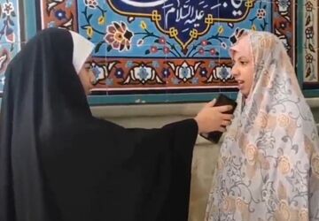 جمع معنوی دختران دانش‌آموز در اعتکاف «صاحبنا»