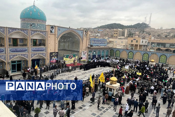 راهپیمایی استکبارستیزی شهرستان پیشوا در روز دانش‌آموز