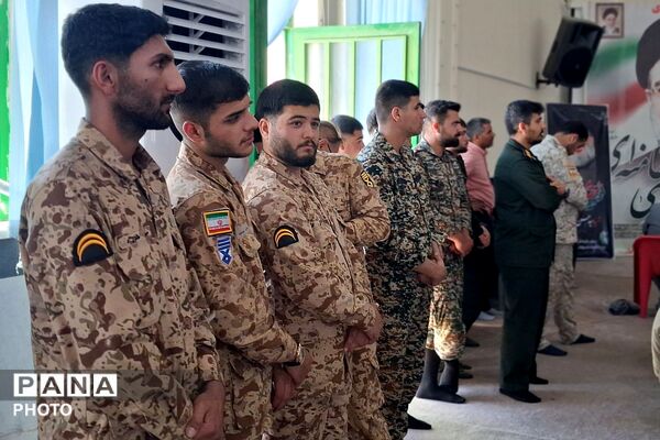  آیین تکریم و معارفه فرمانده ناحیه مقاومت بسیج شهرستان باشت