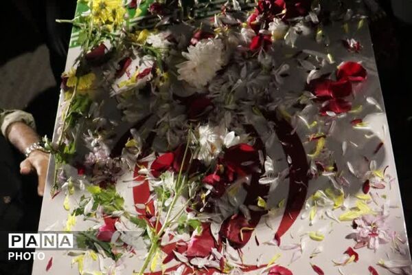 مراسم سوگواری چهلمین روز شهادت قائد امت و تشییع پیکر شهید در چهاردانگه