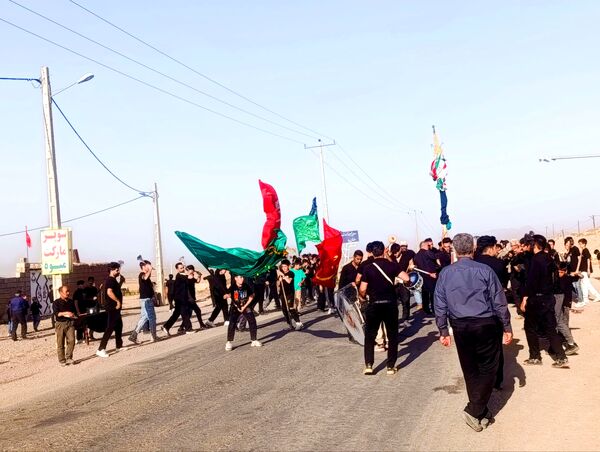 عزاداری سیدالشهدا در روستا نوری 