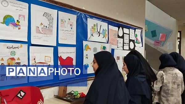 مانور زلزله و ایمنی در مدرسه هوشیار