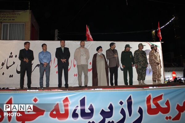 رزمایش اقتدار جانفدایان ؛  مشت گره‌کرده نیشابور در میثاق با ولایت