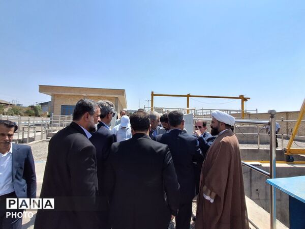 افتتاح تصفیه خانه فاضلاب شهرک صنعتی شهرستان کاشمر با حضور معاون وزیر صمت