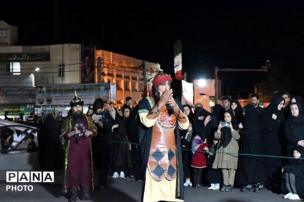 تعزیه خوانی در میدان امام خمینی ره شهرستان مرند