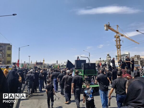 عزاداری سالروز شهادت امام رئوف در مشهدالرضا(ع)