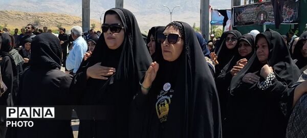 عزاداری عاشورای حسینی در گلزار شهدای گچساران 