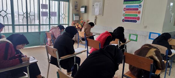 برگزاری امتحانات نوبت اول در آموزشگاه سبحان و مائده شلیل