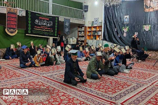 مراسم احیا و عزاداری شب سوم قدر در مسجد جامع شهر بار نیشابور  