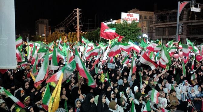 جشن بزرگ دختران جان فدای ایران در شب ولادت حضرت معصومه(س)
