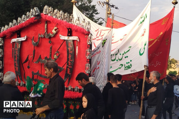 اجتماع عزاداران عاشورای حسینی در صغاد
