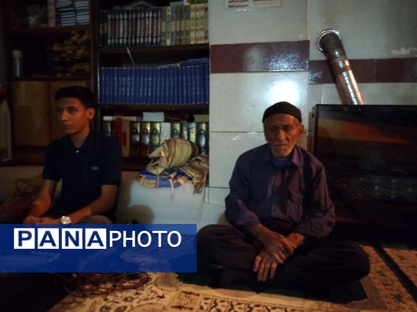 مراسم عزاداری شهادت امام جعفر صادق(ع) در روستای ظفرآباد 