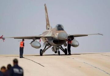اصابت موشک پدافند سپاه به سومین F16 رژیم صهیونی