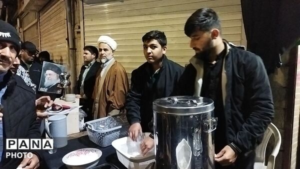 گذری بر فعالیت موکب مدرسه علمیه گلشن در چهل و هشتمین شب از اجتماعات 