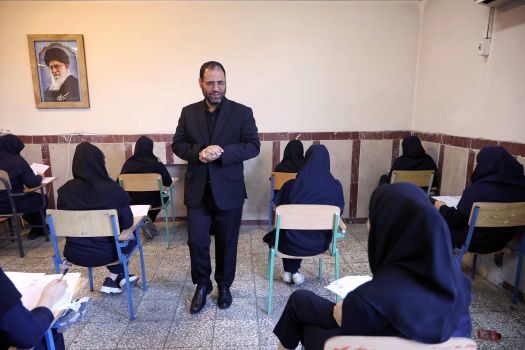 بازدید وزیر آموزش و پرورش از حوزه اجرا امتحان نهایی