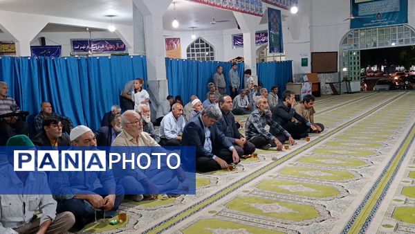 مراسم بزرگداشت شهدای دولت در مسجد جامع آشخانه