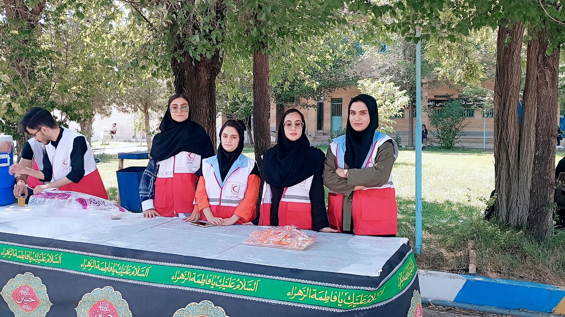 برپایی موکب در دانشگاه پیام نور مرکز بروجن