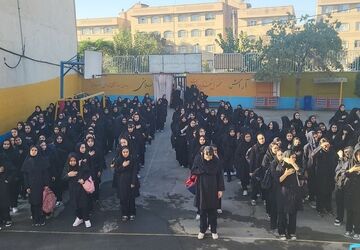 جشن آغاز سال تحصیلی در دبیرستان حضرت مریم (س) ناحیه دو شهرری 