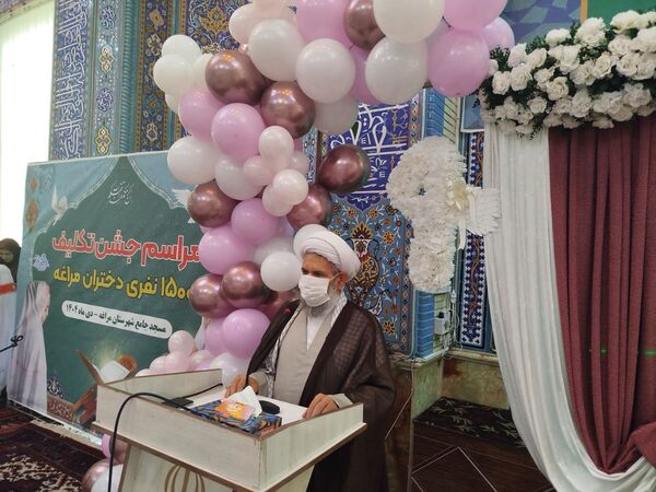 بزرگ‌ترین مراسم جشن تکلیف دانش‌آموزان پایه سوم ابتدایی شهرستان مراغه 