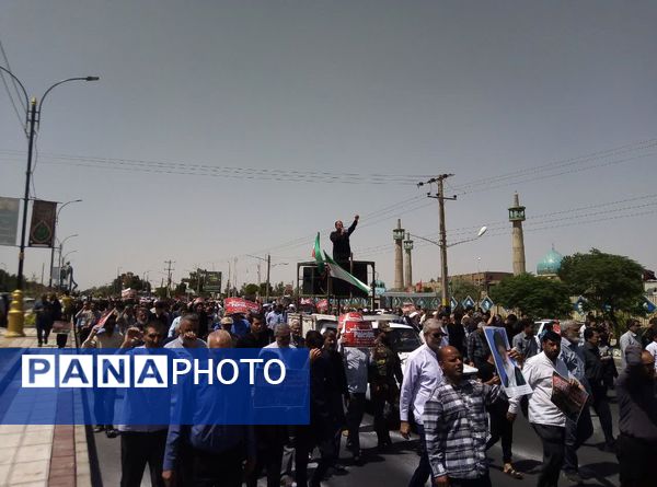 محکومیت ترور شهید اسماعیل هنیه توسط مردم تربت جام 