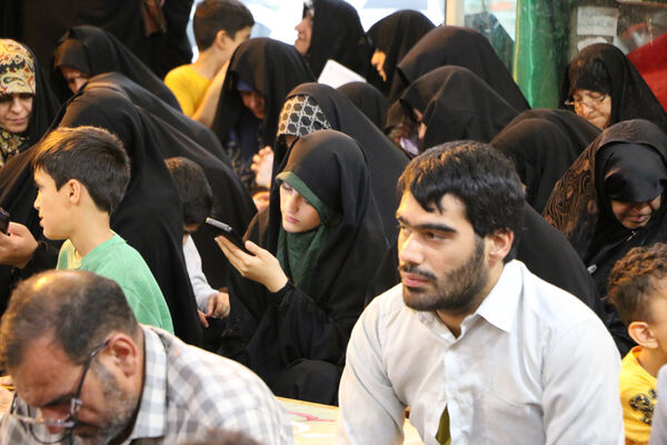 دعای عرفه در یادمان شهدای گمنام کوه خضر نبی(ع) قم