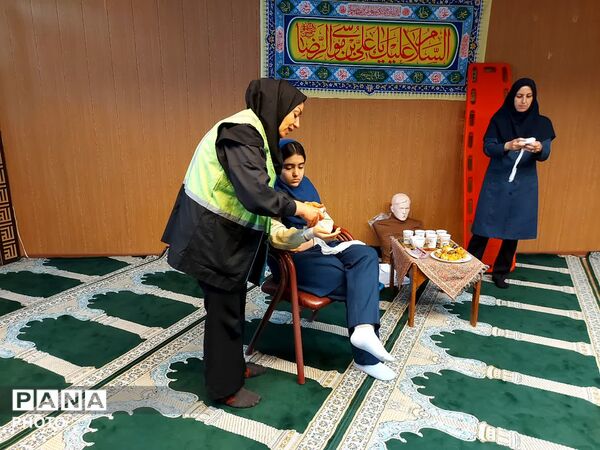 دوره آموزشی علمی مهارتی امداد و نجات ویژه سفیران سلامت منتخب ناحیه ۶