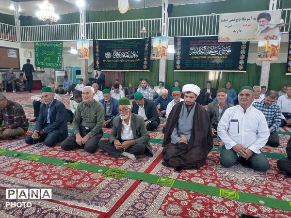 اقامه نماز جمعه عبادی سیاسی  در مسجد جامع شهربار نیشابور