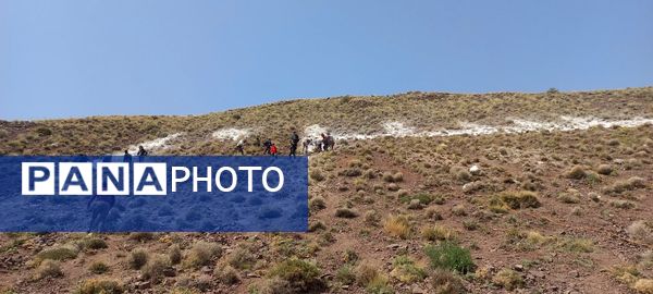 ترمیم نقش یاحسین(ع) برفراز کوه‌های نسر