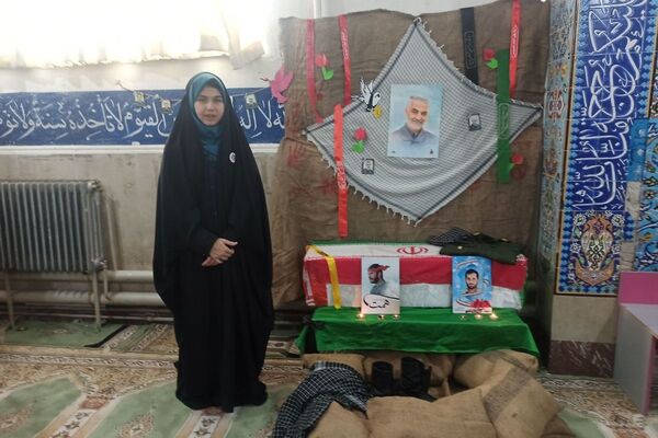 شکوفایی خلاقیت و آرمان‌ها در «مدرسه انقلاب» دبیرستان عفاف شهرقدس