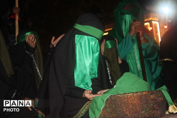 اجتماعات شبانه همراه با مراسم شبیه خوانی در شهرستان نیشابور